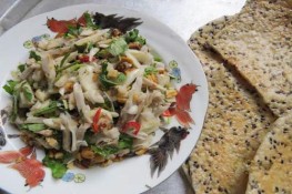 Gỏi mít non - hương vị quê nhà