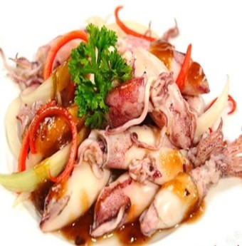Mực Sữa Sốt Me Cay
