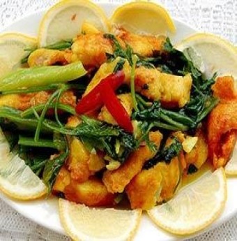 Cá Xào Nghệ