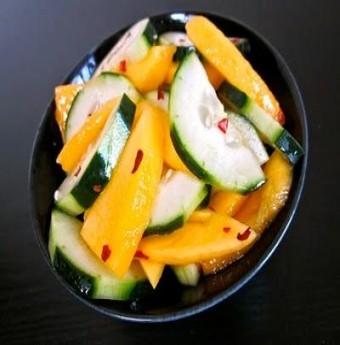 Salat Xoài Trộn Dưa Leo