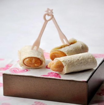 Bánh mì cuộn xúc xích cho hộp cơm của bạn