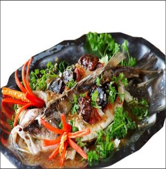 Cá hấp ngải cứu