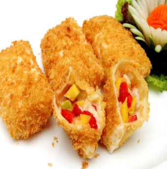 Hấp dẫn chả giò trái cây