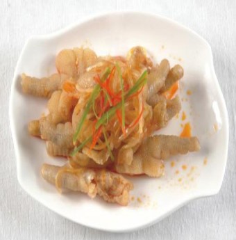 Chân gà hấp muối