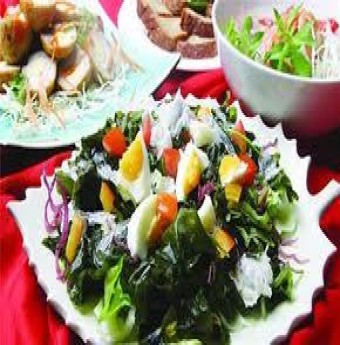 Rong biển trộn nấm tuyết
