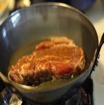Thịt áp chảo mayonease