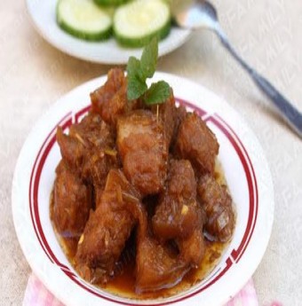 Thơm ngon thịt kho ruốc sả