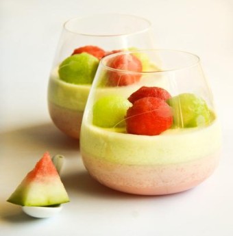 Mousse vị dưa tươi ngon, mát