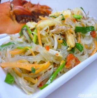 Miến xào cua bể: Món ngon cho tết này