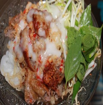 Món ngon Miền Tây Nam bộ: Bánh tằm bì