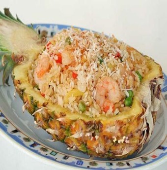 Cách làm món cơm rang dứa