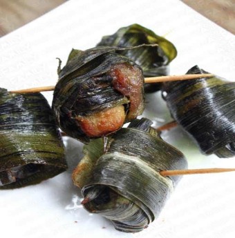 Món ngon khó cưỡng: Gà cuốn dứa