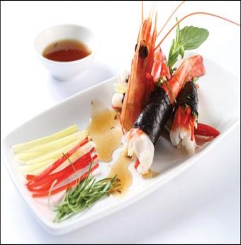 Cách làm món Tôm cuộn rong biển