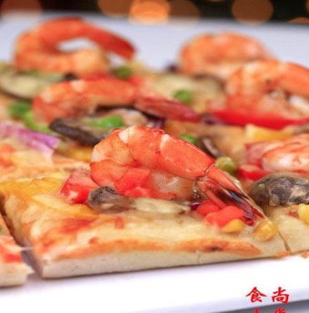 Cách làm Pizza tôm tươi và nấm