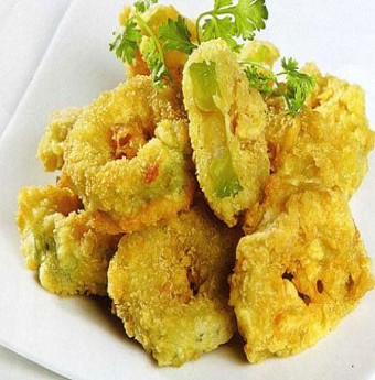 Mướp đắng chiên giòn