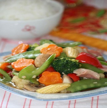 Rau củ xào thập cẩm