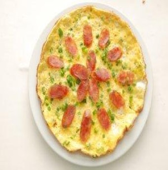 Món ngon hàng ngày : trứng rán lạp xưởng