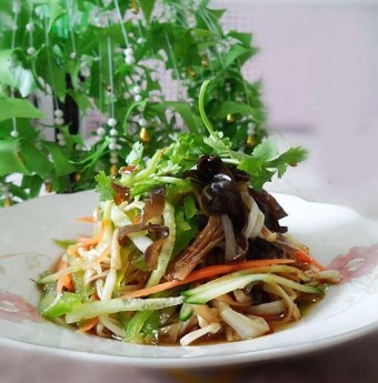 Cách làm món nộm nấm kim châm