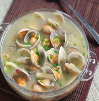 Món ngon mùa hè: Canh ngao nấu nấm