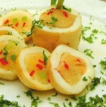 Hướng dẫn chế biến món mực nhồi xôi