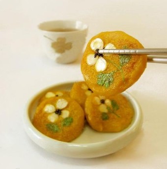 Hấp dẫn món bánh bí đỏ xứ Lạng
