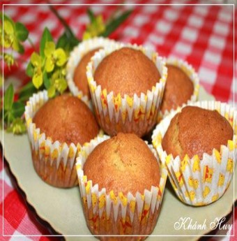 Dịu ngọt bánh chuối nướng bơ sữa