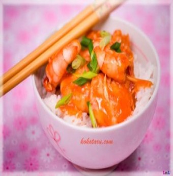 Tôm xốt ớt ngọt cho ngày nắng tắt