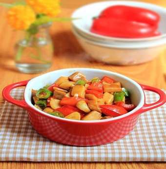 Nấm sò xào cay