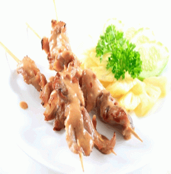 Món ngon bữa trưa: Heo nướng xốt đậu phộng