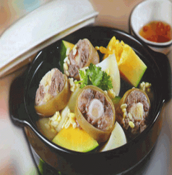 Món mới cho cả nhà: Đuôi bò hầm đu đủ - khoai mì