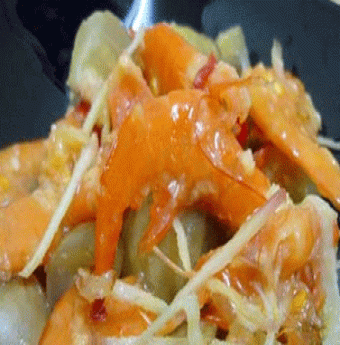 Cuối tuần vào bếp với cà dầm tôm chua Huế