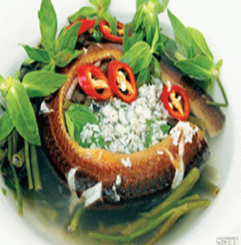 Lươn nấu trứng kiến - Món ngon vùng Đồng Tháp Mười