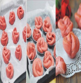 Độc đáo Bánh mì Hoa hồng