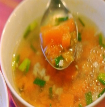 Canh bí nấu tôm đất - món ngon ngày nắng