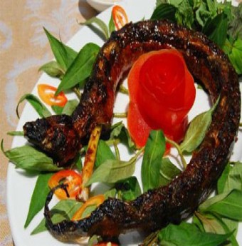 Món ngon Đồng Tháp: Lươn nướng