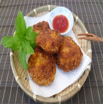Cách làm Chả Ngô, tôm chiên xù ngon