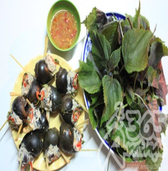 Ốc bươu nhồi thịt đậm đà không ngán