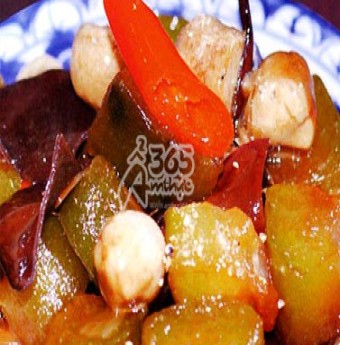 Lạ miệng với món Bí đao rim