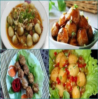 4 món ngon dễ làm từ trứng cút