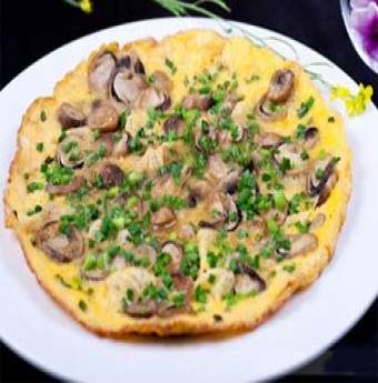 Trứng rán nấm rơm
