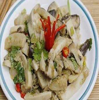 Nấm xào sả ớt