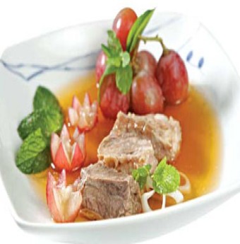 Sườn nấu nho