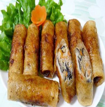 Nem tôm thịt ngon, giòn