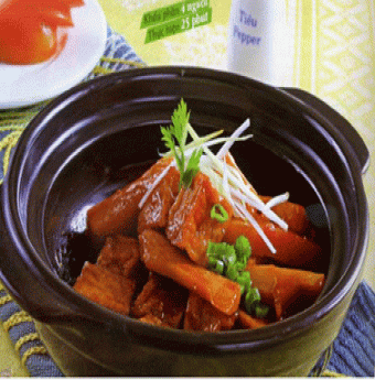 Thơm ngon măng xào đậu hũ
