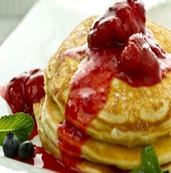 Mát trời trổ tài bánh pancake bơ sữa thơm lừng