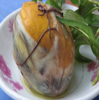 Công dụng từ ăn trứng vịt lộn buổi sáng