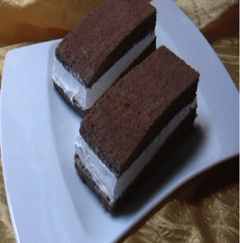 Ngon ngọt bánh chocolate kem