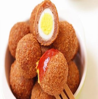 Lạ miệng với cá ngừ bọc trứng cút chiên xù