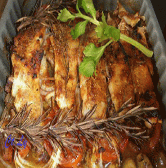 Cá nướng với ôliu ngon khó cưỡng