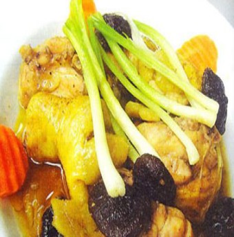 Gà om sữa